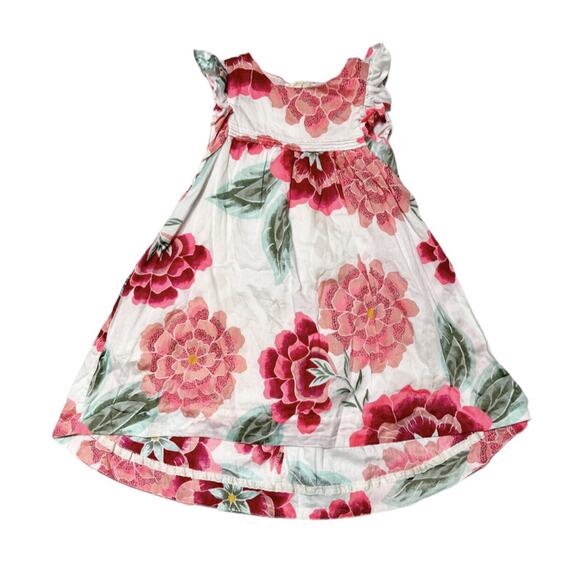 Tea Collection Cassie Hi Lo Floral Dress Size 3 - Picture 1 of 7